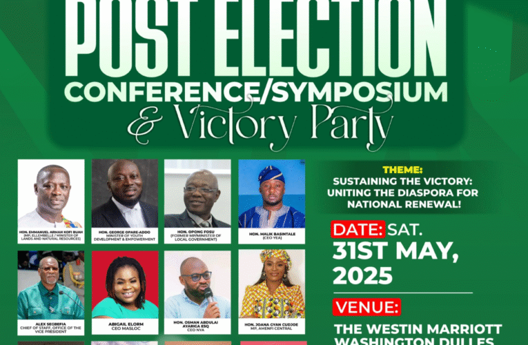 NDC USA Chapter to Host Post-Election Symposium and Victory Celebration
