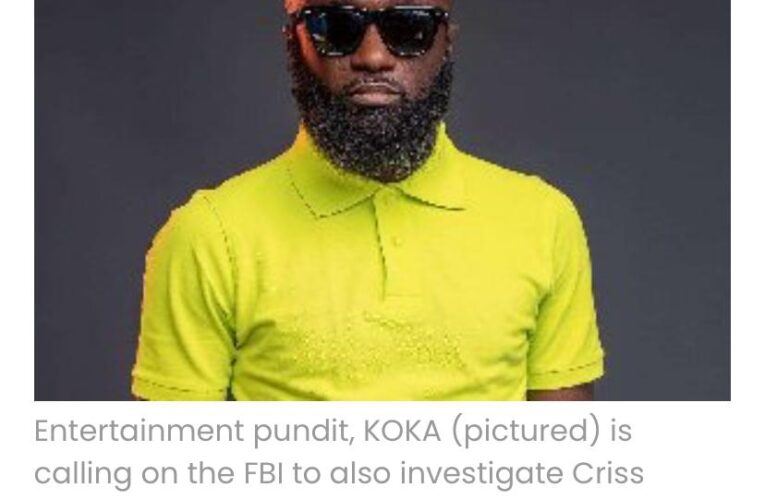 Entertainment Pundit KOKA Calls on FBI to Investigate Criss Waddle Over Source of Wealth