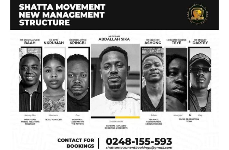 Shatta Wale Unveils New Management Team to Power Next Phase of His Career